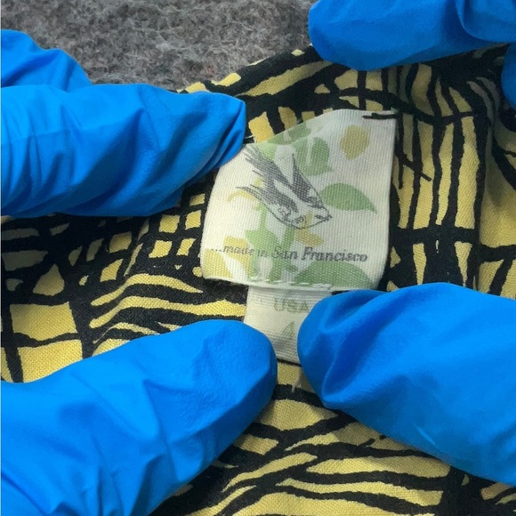 Anthropologie Black and Yellow Sleeveless Midi Sundress - Picture 2 of 9